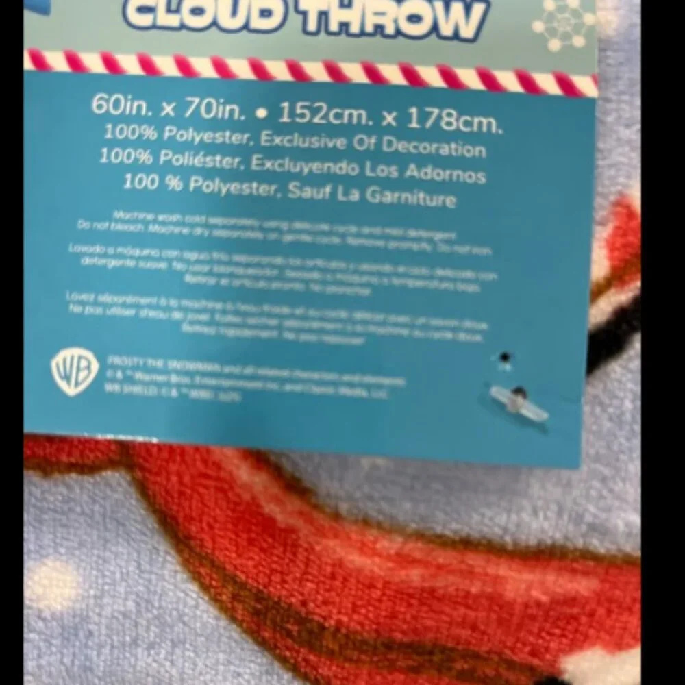 frosty the snowman blanket